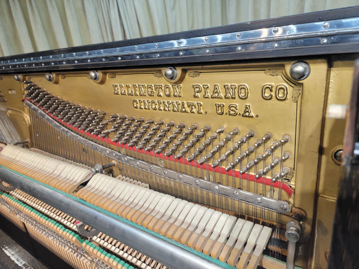 Oak Ellington Victorian Upright Piano – Antique Piano Shop, Inc.