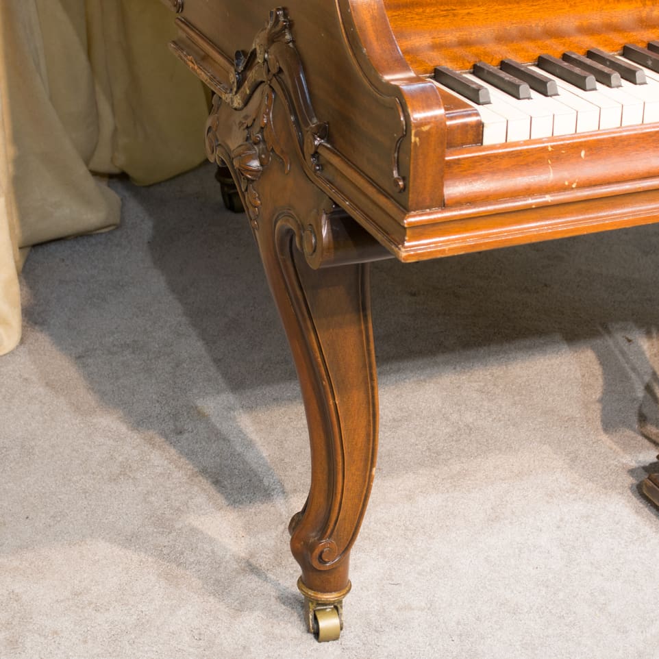  Peak LV 231？☆竹ではなく☆よりビンテージな木のモデル？ Mahogany Louis XV Style Knabe Grand Piano – Antique Piano Shop, Inc.