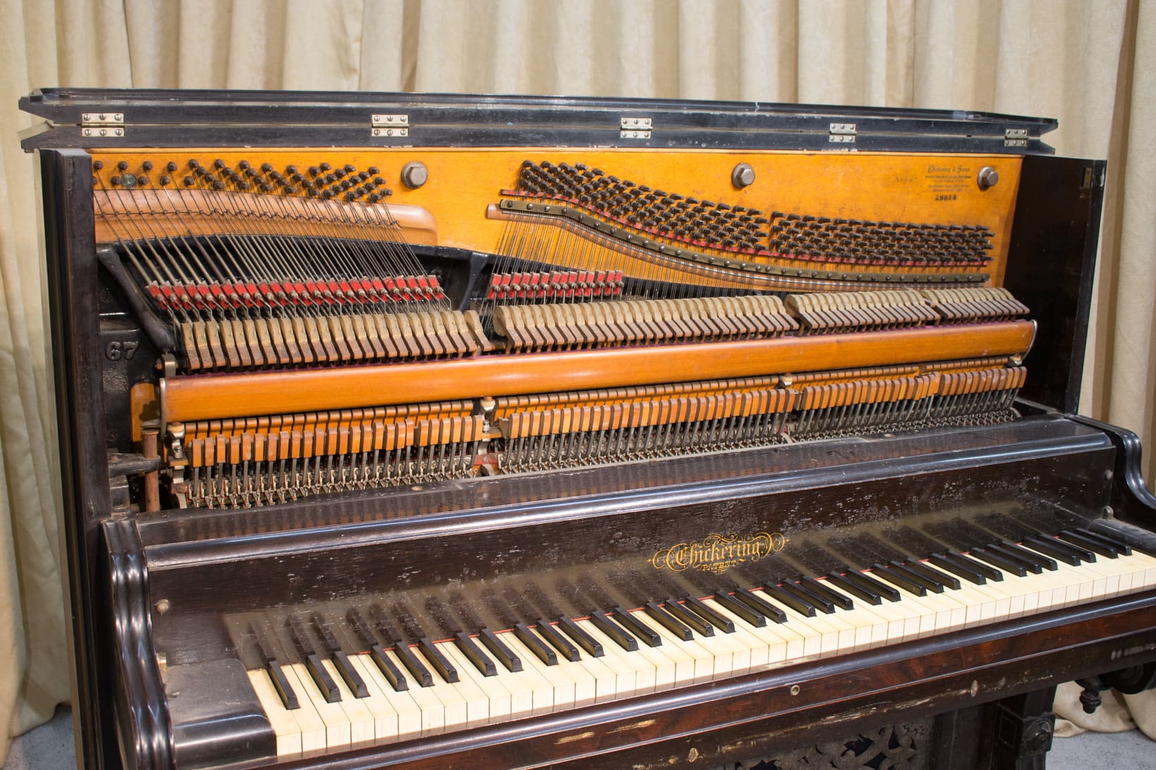 Chickering & Sons Victorian Upright Piano – Antique Piano Shop, Inc.