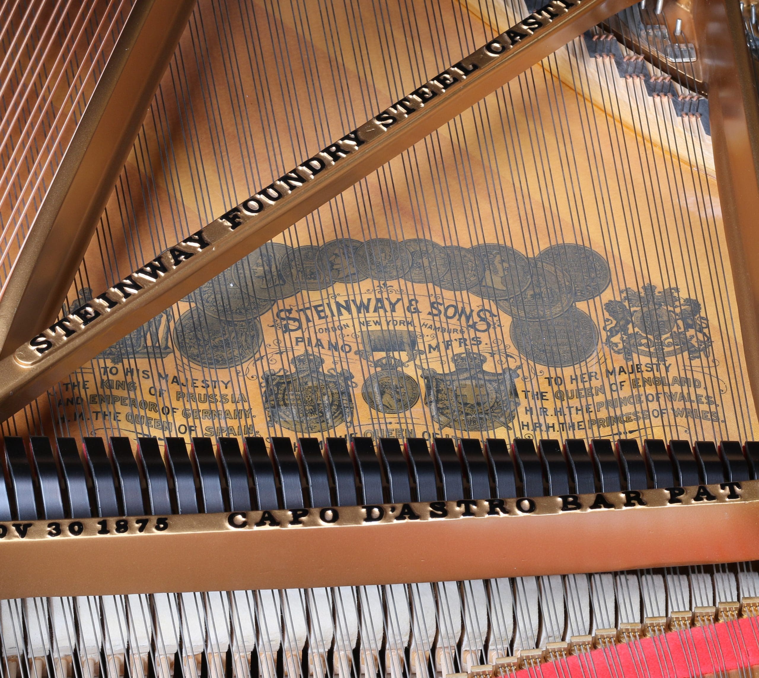 Steinway & Sons Model B Rococo Style Grand Piano – Antique Piano